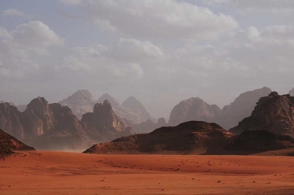 Landscape of a desert 